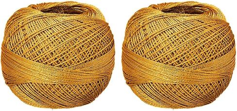 Liz Metallic Size 20 Thread 155 yrds 25 grams, Gold in Saudi Arabia