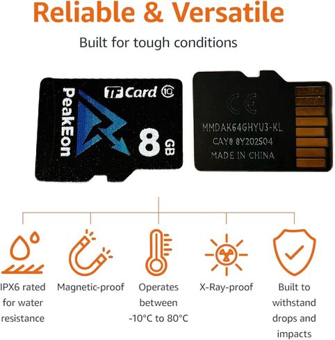 8GB Micro SD Card Class 10 Micro-SDXC Memory Card,High Speed Flash,TF Card for Security Camera/Smartphone/Drone/Dash Cam/Tablet/PC(One Pack, 8GB) in Saudi Arabia