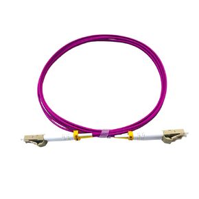 LC to LC Multi Mode Duplex Fiber Optic Patch Cable OM4 LSZH 2mm (5M)