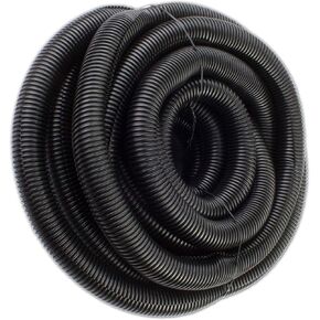 25 Feet 3/4" 19mm Split Wire Loom Conduit Polyethylene Tubing Black Color Sleeve Tube