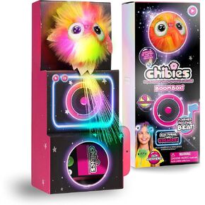 WOW! PODS Chibies Boom Box - Ava | Cute Fluffy Party Pets That Flash to The Beat of Music | Interactive Animal Soft Toy Characters in Kuwait