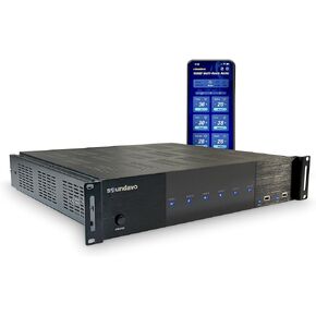 WS66i (KIT-Package)- 6 Source x 6 Zone Multi-Room Audio Amplifier | Wirelessly App Controlled + 2 Streamers | Compatible with Airplay, Spotify Connect, USB, DLNA