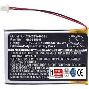Replacement Battery for Izzo Swami 4000 Swami 4000 Golf GPSA43094 Izzo H603450H