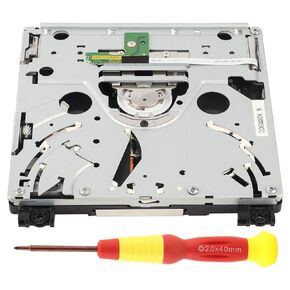 Replacement DVD Rom Drive Dual IC Disc Repair Part Professional Design High Performance Material for Wii D2E Console Metal ABS 14.5 x 14 x 2cm