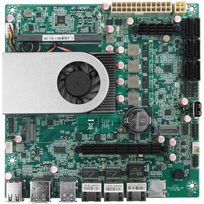 1 * 10G 2*i226-V 2.5G 3LAN Intel Low Power N150 NAS Motherboard 6-Bay 6*SATA3.0 2*M.2 NVMe 1*DDR5 Soft Router Firewall ITX Mainboard