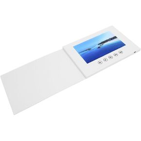 Video Greeting Card LCD Color Screen Built in Speaker Electronic Greeting Card for Wedding Decorations (7inch)