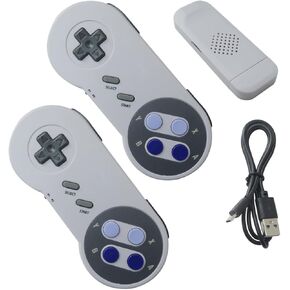 USonline911 Wireless Retro Game Console, Plug and Retro Play Video Games for TV, Retro Game Stick, 4GB,5000+ Games, 1080p HDMI Output, and 2 Wireless Controller