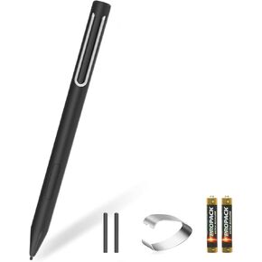 Stylus Pen for Microsoft Surface, Compatible with Surface Pro X/8/7/6/5/4/3, Surface Book 3/2/1, Surface Go, Surface Laptop with1024 high Pressure Sensitivity (Black)