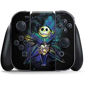 Skinit Decal Gaming Skin Compatible with Nintendo Switch (2017-2021) Joy-Con Controller - Officially Licensed Disney The Nightmare Before Christmas Love You to Death Design