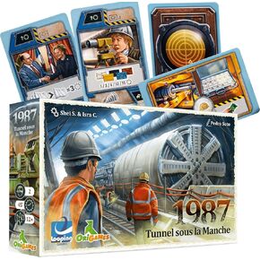 1987: Tunnel Sous La Manche - لعبة لوح - النسخة الفرنسية - 8 سنوات وما فوق