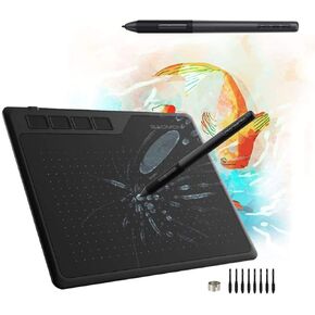 GAOMON S620 Pen Tablet & AP32 Pen- Graphics Drawing Tablet for Digital Drawing/ 2D 3D Animation/Annotating Signing/Online Tutoring