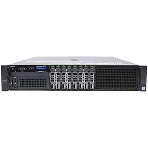 PowerEdge Dell R730 Server | 2x 2697 V4-2.60GHz = 36 النوى | 128GB | 2x 1TB SSD + صواني (متجددة)