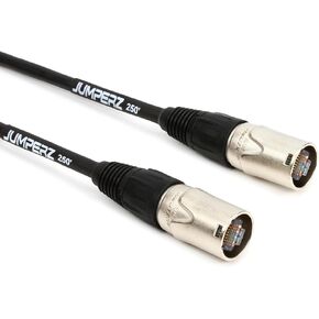 JUMPERZ Blue Line Shielded Cat 5e Cable with etherCON Connectors - 250 foot