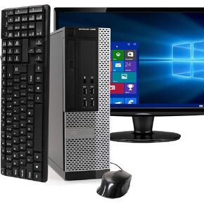 Dell Optiplex 9020 Small Desktop Computer (SFF) | Quad Core Intel i7 (3.40GHz) | 32GB DDR3 RAM | 1TB SSD Solid State | WiFi + Bluetooth | Windows 11 Pro (Renewed)