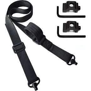 Two Point Traditional QD Sling with Picatinny QD Sling Swivel Mounts