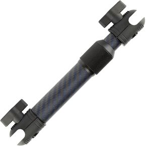 Bulletpoint Mounting Solutions Extension Arm 8"-10.5" Carbon Fiber + Kevlar Telescoping Dual Socket Fits 20mm Attachment Ball