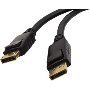 PTC® Gold Series 28 AWG DisplayPort to DisplayPort M/M Cable, 10'