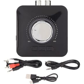 Bluetooth Sound Adapter - 2 in 1 Wireless Transmitter Receiver with LED Display and HD Mic for TV and Speakers