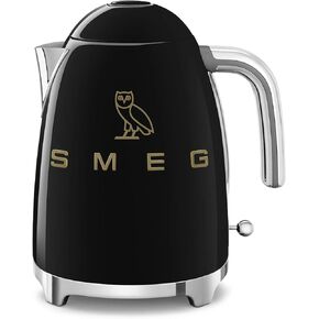 Smeg X Ovo 1.7L Electric Kettle ، Ovo Collection Smeg Kettle ، 50 style lead style style 7-cup electric (White)