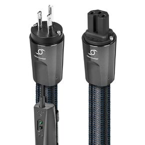AudioQuest Hurricane High (Variable) Current Power Cable - 1m - 1 x C19 > 1 x 3-Prong Wall Plug