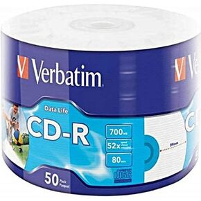 Verbatim CD-R Extra Protection 700MB CD Blanks - Ideal for Photo and Video Recording - Compatible with Any Conventional CD Drive - Pack of 10 Spindle
