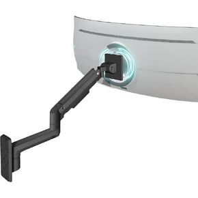 Mount-It! Ultrawide Monitor Wall Mount, Heavy Duty Computer Display Wall Bracket, Fits Up to 49" Screens, 44 Lbs Capacity