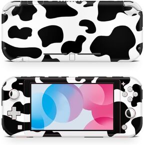 ZOOMHITSKINS Switch Lite Accessories, Compatible for Switch Lite Skin, Cute Skins Cow Leopard Milk Dairy Moo, 3M Vinyl, Durable & Fit, Easy to Install, Made in The USA
