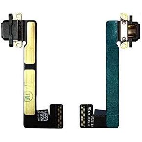 Replacement for iPad Mini 2/iPad Mini 3 Charging Port USB Charger Dock Connector Flex Cable A1489 A1490 A1491 A1599 A1600 USA (Black)
