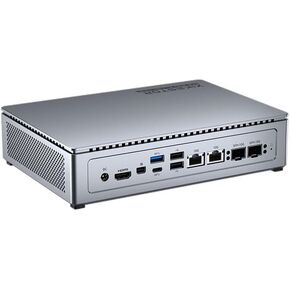 XikeStor-FS5104DH | 4-Bay All-Flash NAS, 8-Core 4.4GHz Processor, 4X M.2 NVMe 2280 Slots Up to 32TB, 4X 10GbE Network Ports, HDMI/Mini-DP 4K@60Hz, RAM Up to 64GB(Barebone)