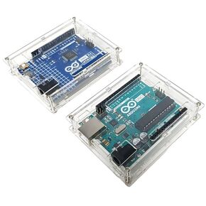 Enclosure for Arduino Uno, Transparent, 2 Pieces