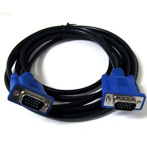 MaxLLTo 5 FT HD15 Male to Male VGA Blue Connector TV Monitor Cable for PC Laptop