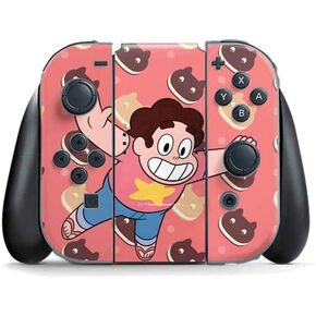 Skinit Decal Gaming Skin Compatible with Nintendo Switch (2017-2021) Joy-Con Controller - Officially Licensed Cartoon Network Steven Universe Steven Universe Characters Design