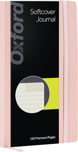 Oxford Journal, Lined Writing Notebook, Writer's Journal, Classic Notebook for School or Office, 192 Pages, 5" x 8.25", Softcover, Black (75507) in Saudi Arabia