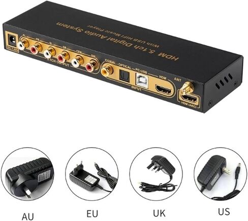صوت محيطي غامرة UD851B DTS Decoders5.1 UD851B فك التشفير (قابس الاتحاد الأوروبي) in Kuwait