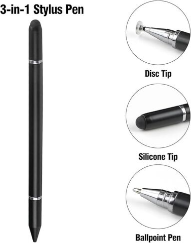Pen Compatible with Skylight Calendar, Changingtouch Smart Display,Canupdog Kaclendar Digital Calendar, 3 in 1 Capacitive for Touch Screen Calendar (Black) in Saudi Arabia