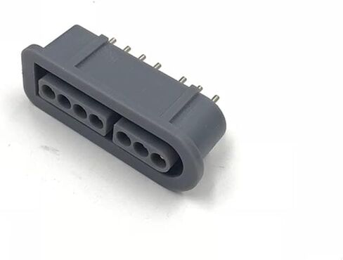 Yanhao [أجزاء ألعاب الفيديو] 5pcs استبدال رمادي لوحدة SFC 90 180 درجة أنثى 7 مقبس موصل دبوس لوحدة التحكم SNES [استبدال] (اللون: 90) in Saudi Arabia
