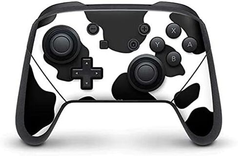 Skinit Decal Gaming Skin Compatible with Nintendo Switch Pro Controller - Cow Print Design in Saudi Arabia
