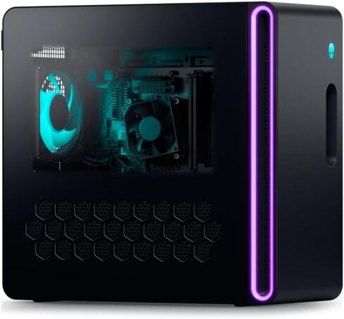 NewestDell Alien.Ware Aurora R16 Gaming Desktop - Intel Core Ultra 9 Processor 285, 64GB DDR5 5200 MT/s, 4 TB SSD, GeForce RTX 5080 16GB GDDR7 AI Performance, 1000W PSU Clear Side Panel, Windows 11 in Saudi Arabia