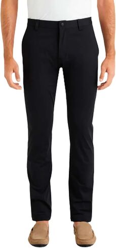Rhone Men's Commuter Pant Classic-Fit, Premium Flex-Knit Stretch Fabric, Relaxed Straight Leg (Stone, 34W x 33L) in Saudi Arabia