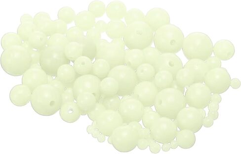 Fishing Beads Glow Soft Plastic Fishing Bait Eggs Lure Rigs Accessories, for Freshwater in Saudi Arabia