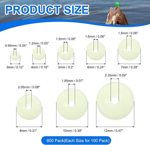 Fishing Beads Glow Soft Plastic Fishing Bait Eggs Lure Rigs Accessories, for Freshwater in Saudi Arabia