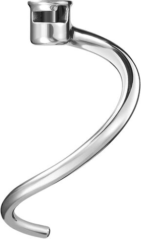 Dough Hook Replacement for KitchenAid 7QT Bowl-Lift Stand Mixers, Spiral and Stainless Steel Hook for Kitchen aid Attachment Accessories in Saudi Arabia