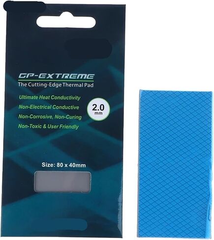 1 Piece Thermal pad CPU/GPU Graphics Card Motherboard Silicone Grease pad Heat Dissipation(80 * 40 * 1MM) in Kuwait