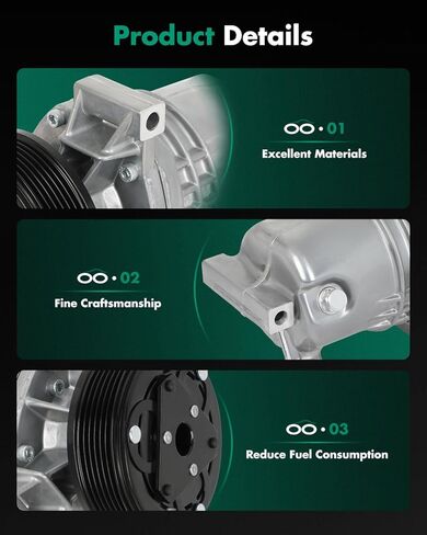 SCITOO CO 29195C AC Compressor Fit for N-issan Cube 1.8L for N-issan Versa 1.6L 1.8L 2007-2012 in Kuwait