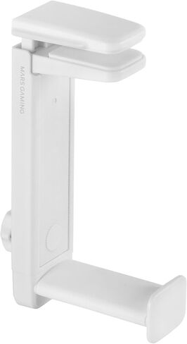 MHH2 Headphone Stand, Hook and Stand, Cable Management, Height Adjustable, White in Saudi Arabia