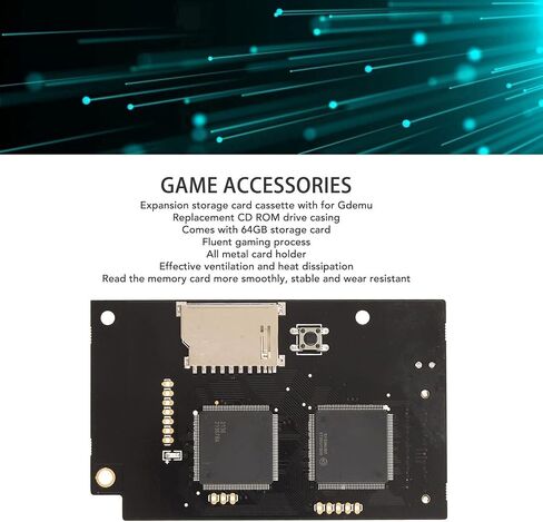 Septpenta Replacement Optical Drive Simulation Board with 64GB Memory Card, GDEMU V5.15B Replacing The Memory Card Holder, Mount Kit for Dreamcast VA1(Purple) in Saudi Arabia