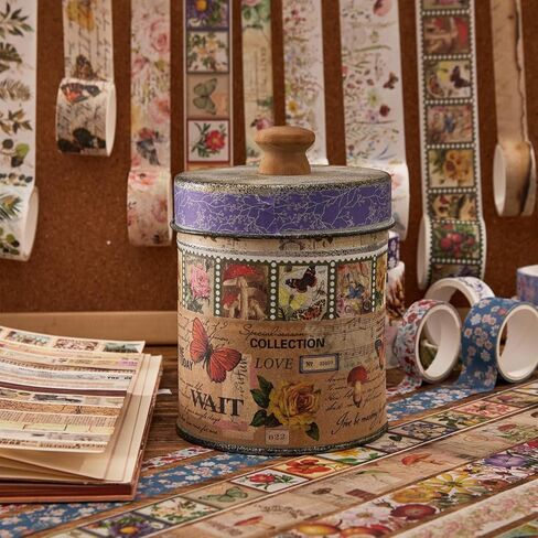 شريط واشي الخريف من emmoolife وأشرطة PET لليوميات، أشرطة واشي كلاسيكية 3 لفات و6 لفات شريط راتنج مقاوم للماء يستخدم كملصق لسجلات القصاصات والحرف اليدوية، والمجلات غير المرغوب فيها، والمخططين، والحرف اليدوية in Kuwait