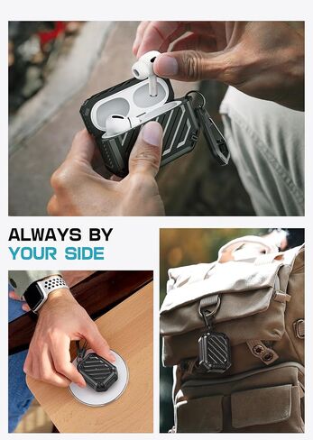 Clean Clean Pen & Carabiner (Unicorn Beetle Mag) لـ AirPods Pro 2nd/1st Generation مع Clean Pen & Carabiner (Unicorn Beetle Mag) ، in Kuwait