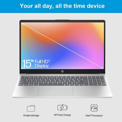HP 15.6 "كمبيوتر محمول للأعمال ، شاشة HD المضادة للهراء ، الجيل الثالث عشر Intel Core I5-1334U ، ذاكرة الوصول العشوائي 32GB ، 2 تيرابايت SSD ، Intel Iris XE Graphics ، Bluetooth ، WiFi 6 ، Windows 11 Home ، Silver in Saudi Arabia