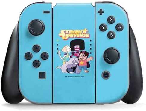 Skinit Decal Gaming Skin Compatible with Nintendo Switch (2017-2021) Joy-Con Controller - Officially Licensed Cartoon Network Steven Universe Steven Universe Characters Design in Kuwait